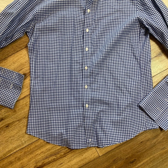 Thomas Pink Slim Fit Prestige shirt blue and white - Picture 2 of 8